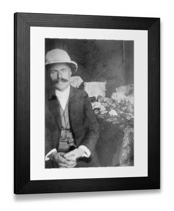 Framed Print : Paul Funda, Czech tailor, owner of Nananu - i - cake island, Fiji. 1924 Framed Print : Paul Funda, Czech tailor, owner of Nananu - i - cake island, Fiji. 1924