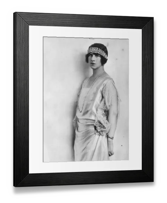 Framed Print : Offers home to her banished uncle the Crown Princess of Rumania, daughter of King Framed Print : Offers home to her banished uncle the Crown Princess of Rumania, daughter of King