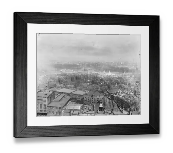 Framed Print : London from Westminster Tower 1919 Framed Print : London from Westminster Tower 1919
