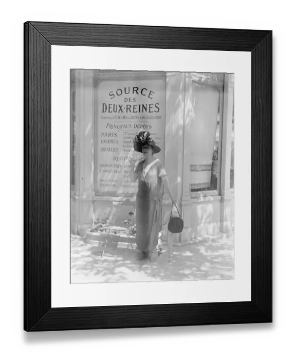 Framed Print : Society at Aix Les Bains, France. Miss Ellis Jeffries, who is to have a leading Framed Print : Society at Aix Les Bains, France. Miss Ellis Jeffries, who is to have a leading
