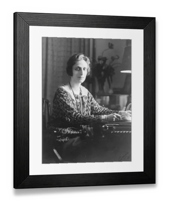 Framed Print : A Royal visitor. The Crown Princess of Sweden who is expected in London on a visit Framed Print : A Royal visitor. The Crown Princess of Sweden who is expected in London on a visit