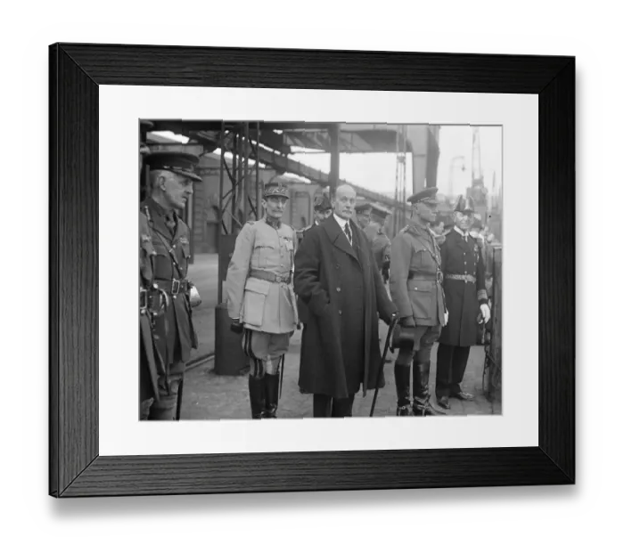 Framed Print : Home going of French dead soldiers. Embark at Dover for France. Vicomte de la Panouse Framed Print : Home going of French dead soldiers. Embark at Dover for France. Vicomte de la Panouse