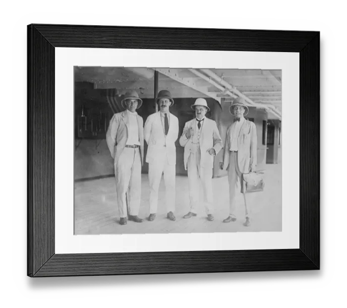 Framed Print : The Roosevelt brothers in the East. The Roosevelt brothers photographed on their Framed Print : The Roosevelt brothers in the East. The Roosevelt brothers photographed on their