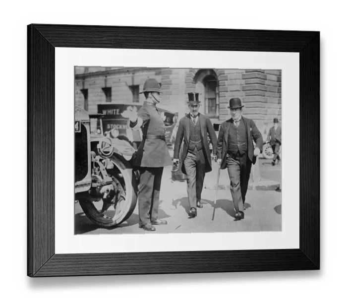 Framed Print : The end of Parliament. The Prime Minister and Mr Neville Chamberlain on their way Framed Print : The end of Parliament. The Prime Minister and Mr Neville Chamberlain on their way