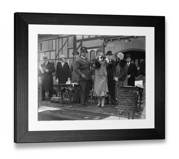 Framed Print : The King and Queen of Afghanistan at Hendon. Inspecting the troops. 17 March 1928 Framed Print : The King and Queen of Afghanistan at Hendon. Inspecting the troops. 17 March 1928