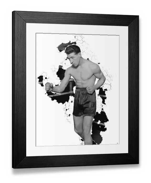 Framed Print : Well known boxers. Len Harvey. 1 February 1929 Framed Print : Well known boxers. Len Harvey. 1 February 1929