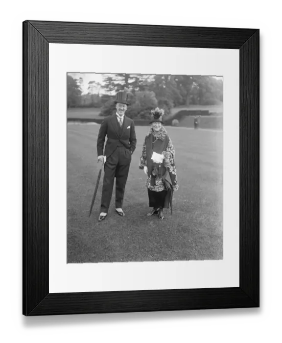 Framed Print : The Bluebell Garden Party. Lady Warings At Home at Foots Cray Place, Kent Framed Print : The Bluebell Garden Party. Lady Warings At Home at Foots Cray Place, Kent