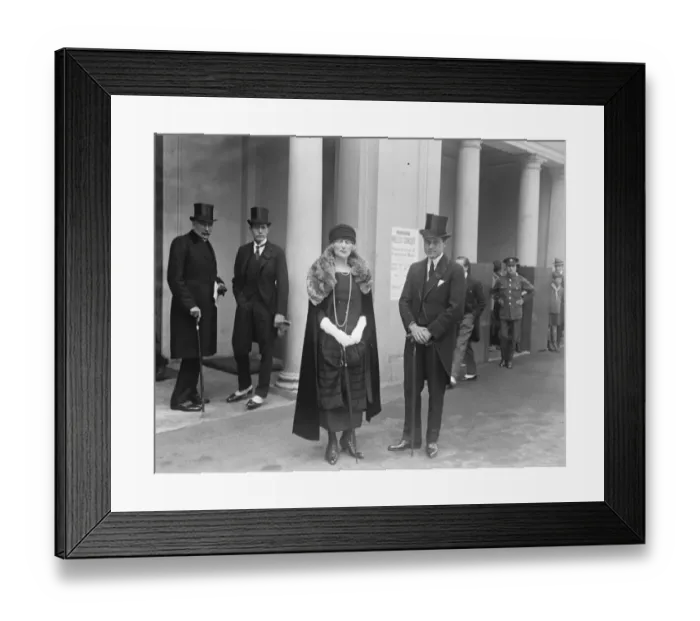 Framed Print : Lady Pearson and her son Hon Neville A Pearson 1922 Framed Print : Lady Pearson and her son Hon Neville A Pearson 1922