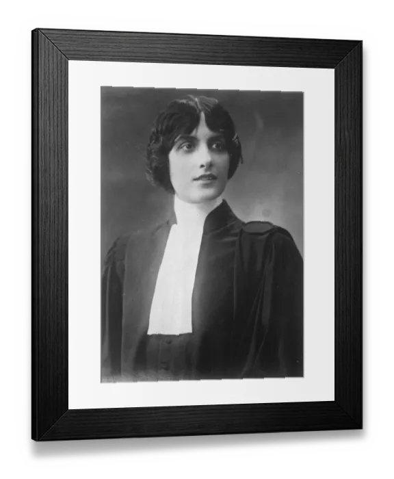 Framed Print : Mdlle Helene Miropolski. 13 April 1926 Framed Print : Mdlle Helene Miropolski. 13 April 1926