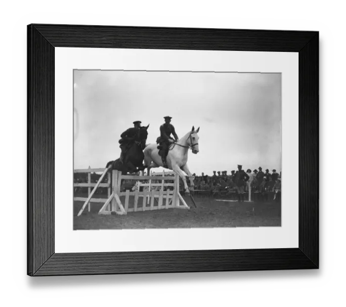 Framed Print : Oxford versus Cambridge in the Officer Training Corps tournament at Cambridge Framed Print : Oxford versus Cambridge in the Officer Training Corps tournament at Cambridge