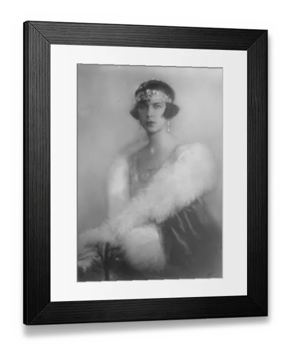 Framed Print : Princess Marie Jose of Belgium. 28 December 1927 Framed Print : Princess Marie Jose of Belgium. 28 December 1927