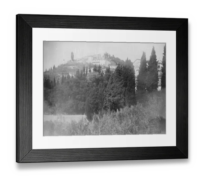 Framed Print : The Villa Medici near Florence Italy 27 February 1922 Framed Print : The Villa Medici near Florence Italy 27 February 1922