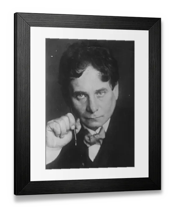 Framed Print : Attack on Herr Harden Herr Maximilian Harden, the well Known German publicist  / 