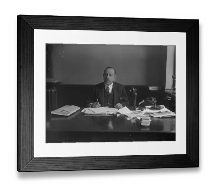 Framed Print : Mr RD Blumenfeld, the American - born editor of the Daily Express. May 1929