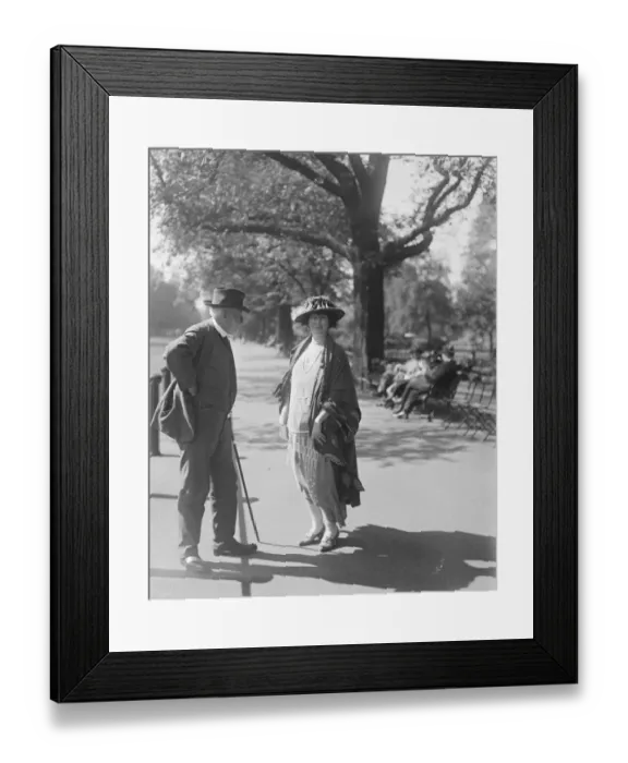 Framed Print : Society returns to town. Lady Muir Mackenzie in Hyde Park. 28 September 1923 Framed Print : Society returns to town. Lady Muir Mackenzie in Hyde Park. 28 September 1923
