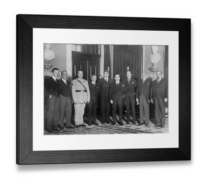 Framed Print : Members of the Portuguese Cabinet. 1. Dr Joao De Deus Ramos, Minister of Trabalho 2 Framed Print : Members of the Portuguese Cabinet. 1. Dr Joao De Deus Ramos, Minister of Trabalho 2