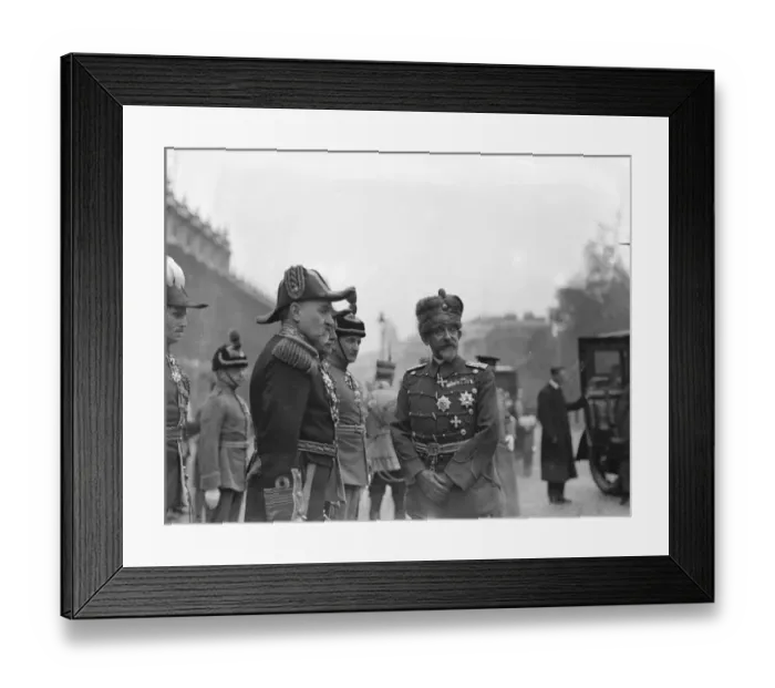 Framed Print : The King of Romania at the Cenotaph 12 May 1924