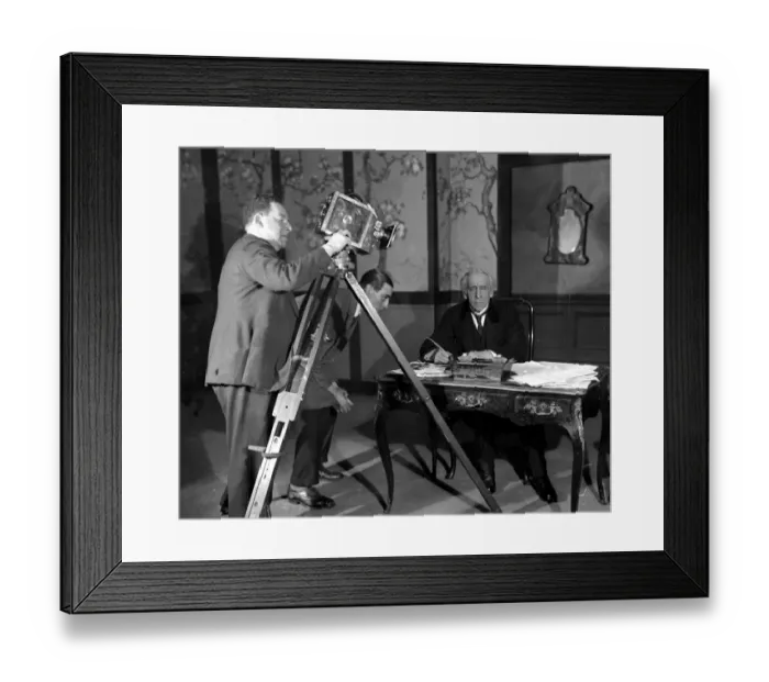 Framed Print : Mr Israel Zangwill (posing for the film series, Secrets of Handwriting ). 30 January Framed Print : Mr Israel Zangwill (posing for the film series, Secrets of Handwriting ). 30 January