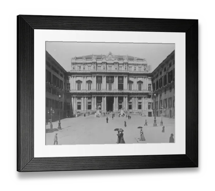Framed Print : Genoa The Palazzo Ducale ( Simone Cantone ), Italy 22 March 1922 Framed Print : Genoa The Palazzo Ducale ( Simone Cantone ), Italy 22 March 1922