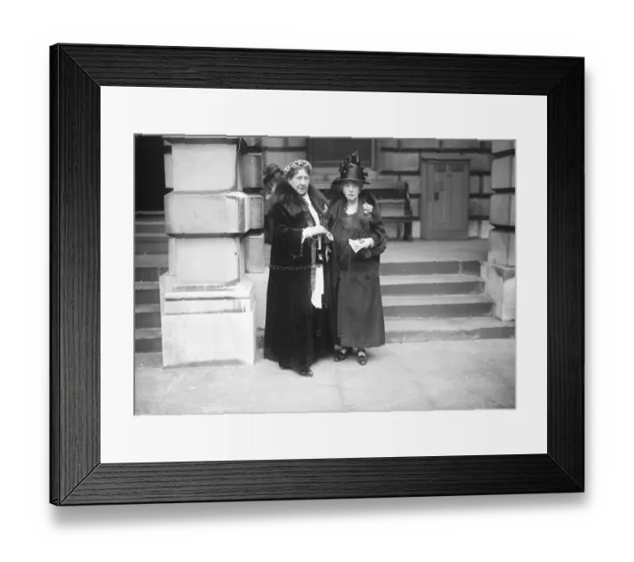 Framed Print : Private view day at the Royal Academy. Mrs Kendal and Mrs Boyd Carpenter. 30 Framed Print : Private view day at the Royal Academy. Mrs Kendal and Mrs Boyd Carpenter. 30
