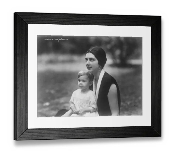 Framed Print : King of Italys grandson Princess Yolanda, the eldest child of the King and Queen of Italy Framed Print : King of Italys grandson Princess Yolanda, the eldest child of the King and Queen of Italy