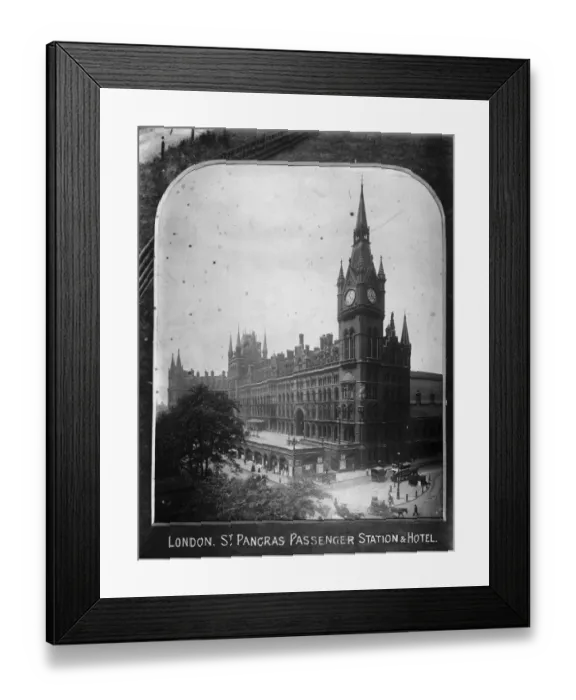 Framed Print : Midland grand hotel, St Pancras, London, NW1. 24 January 1926 Framed Print : Midland grand hotel, St Pancras, London, NW1. 24 January 1926