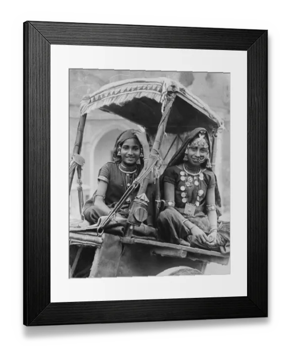 Framed Print : Indian kidnapping drama Typical Indian Nautch Girls 16 January 1925 Framed Print : Indian kidnapping drama Typical Indian Nautch Girls 16 January 1925