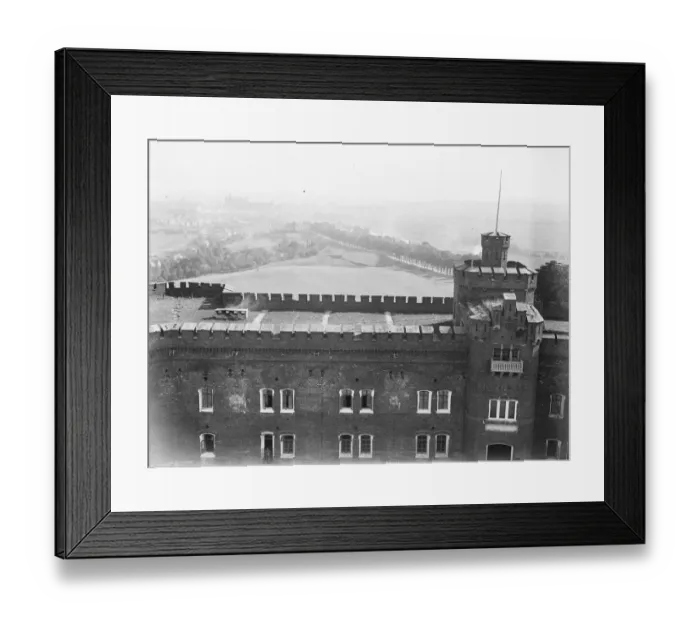 Framed Print : Cracow, Poland. View of Cracow, showing old fortress. 24 October 1921 Framed Print : Cracow, Poland. View of Cracow, showing old fortress. 24 October 1921