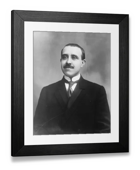 Framed Print : Portuguese Statesman Dr Alvaro de Castro. Former Premier, Is a deputy 26 March 1923 Framed Print : Portuguese Statesman Dr Alvaro de Castro. Former Premier, Is a deputy 26 March 1923
