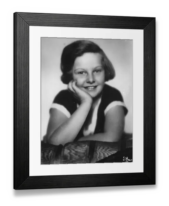 Framed Print : Worlds youngest B A Mlle Trude Grundmann, a pupil at the College of Sacred Heart Framed Print : Worlds youngest B A Mlle Trude Grundmann, a pupil at the College of Sacred Heart