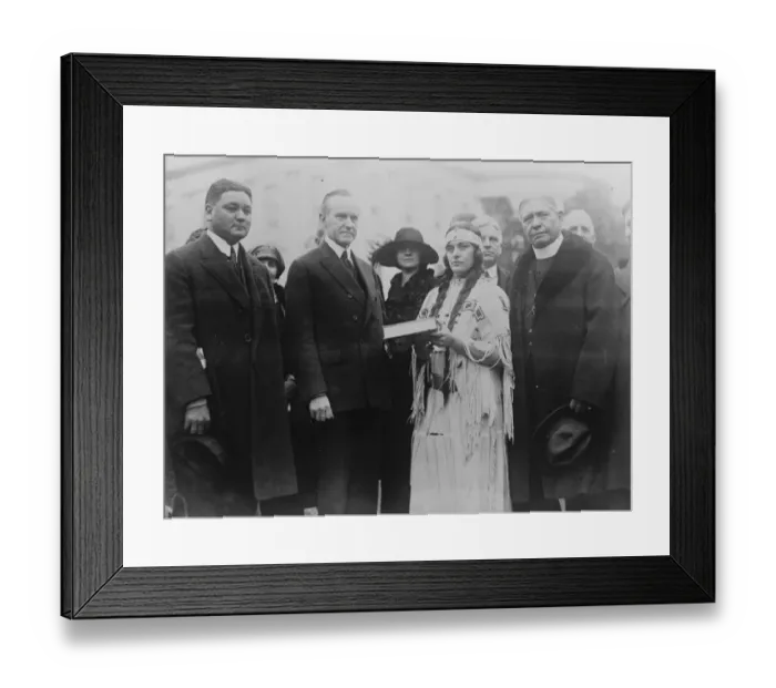 Framed Print : Indian girl goes to White House in costume with plea for people. An appeal for Framed Print : Indian girl goes to White House in costume with plea for people. An appeal for