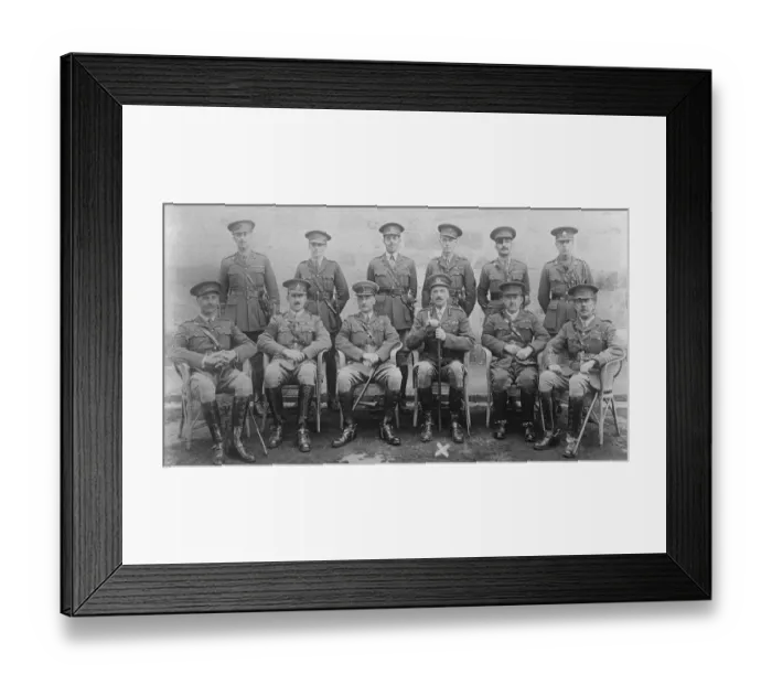 Framed Print : Retirement of Sir John Foweer as British Commander in Chief in China. Maj Gen Sir John Fowler