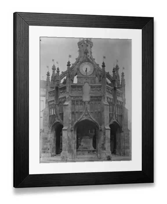 Framed Print : Restoration of famous City Cross. The City Cross at Chichester after restoration Framed Print : Restoration of famous City Cross. The City Cross at Chichester after restoration