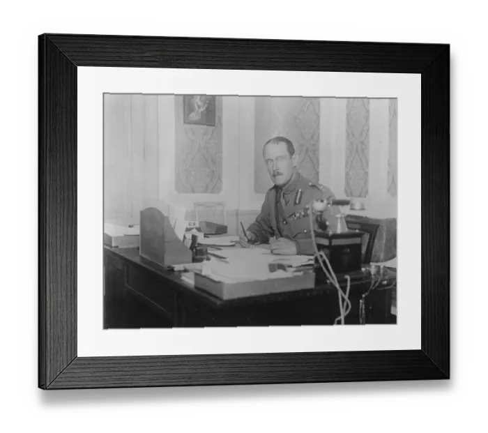 Framed Print : Lt Gen Sir Alexander Godley. Commander in Chief of the British Army on the Rhine