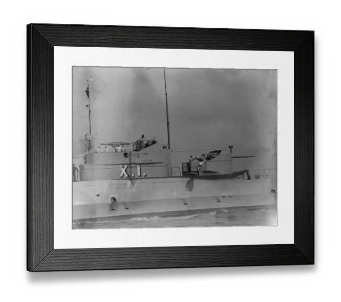Framed Print : The super submarine leaves Chatham Dreadnought of the under seas HM Submarine X1 was conceived Framed Print : The super submarine leaves Chatham Dreadnought of the under seas HM Submarine X1 was conceived