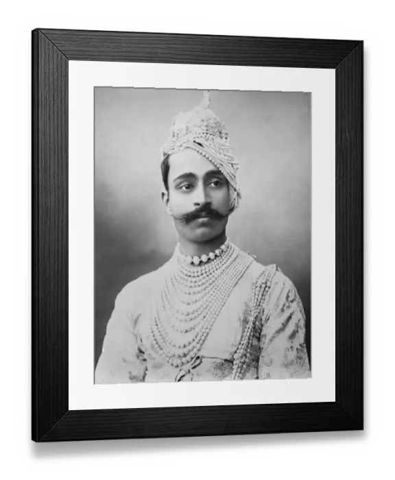 Framed Print : H H The Maharajah of Dholpur, central India. 19 March 1926 Framed Print : H H The Maharajah of Dholpur, central India. 19 March 1926