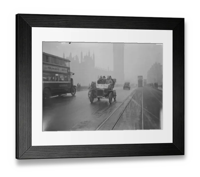 Framed Print : Taken for Messrs General Motors Ltd Ole Crocks run to Brighton 13 November 1927 Framed Print : Taken for Messrs General Motors Ltd Ole Crocks run to Brighton 13 November 1927