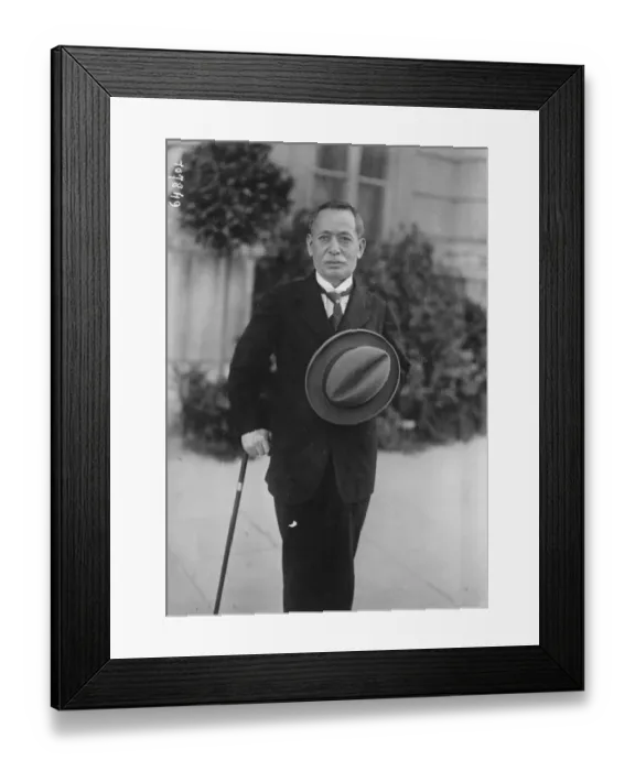 Framed Print : Viscount Ishii, the Japanese Ambassador in Paris, who will probaly leave his post Framed Print : Viscount Ishii, the Japanese Ambassador in Paris, who will probaly leave his post