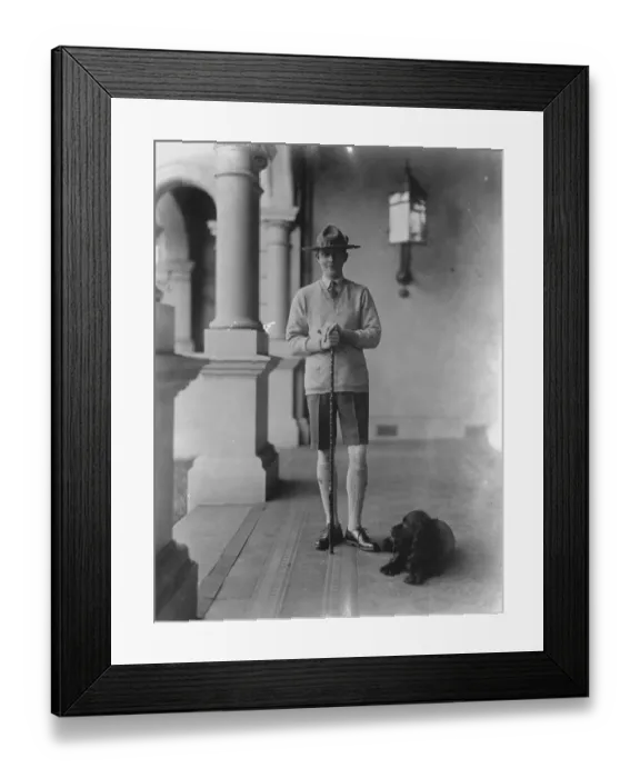 Framed Print : H E Lord Somers, Governor of Victoria, in Scout Uniform. 10 January 1928 Framed Print : H E Lord Somers, Governor of Victoria, in Scout Uniform. 10 January 1928