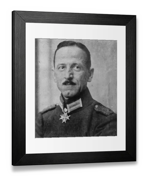 Framed Print : General Reinhardt who has been given full powers in the military districts of Hesse Framed Print : General Reinhardt who has been given full powers in the military districts of Hesse