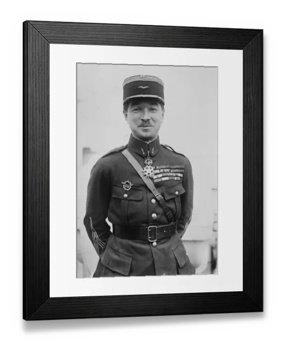 Framed Print : Captain Ren? Paul Foncks aeroplane bursts into flames at Roosevelt field. 21 Framed Print : Captain Ren? Paul Foncks aeroplane bursts into flames at Roosevelt field. 21