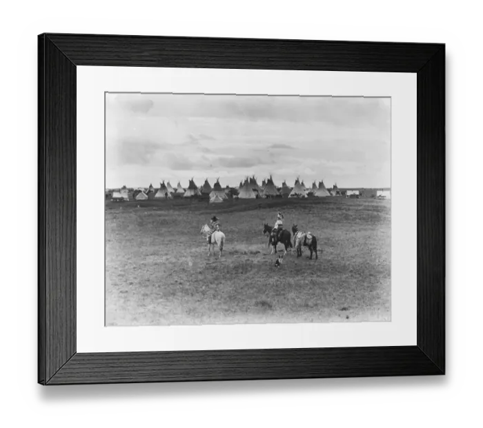 Framed Print : The Stoney Red Indians at Banff, Alberta An Indian encampment near Calgary 20 Framed Print : The Stoney Red Indians at Banff, Alberta An Indian encampment near Calgary 20