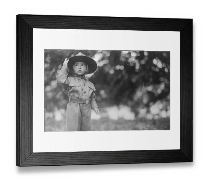 Framed Print : New photograph of the young crown Prince of Yugoslavia The Crown Prince of Yugoslavia