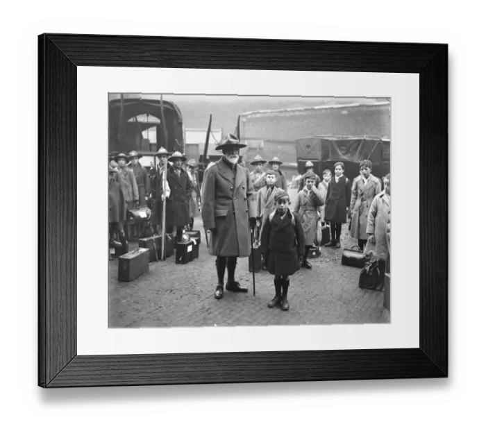 Framed Print : Irish scouts and cubs arrive in London for Saturdays great rally The Earl of Meath Framed Print : Irish scouts and cubs arrive in London for Saturdays great rally The Earl of Meath