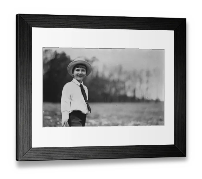 Framed Print : Prince Peter, Crown Prince of Yugoslavia. 19 March 1929