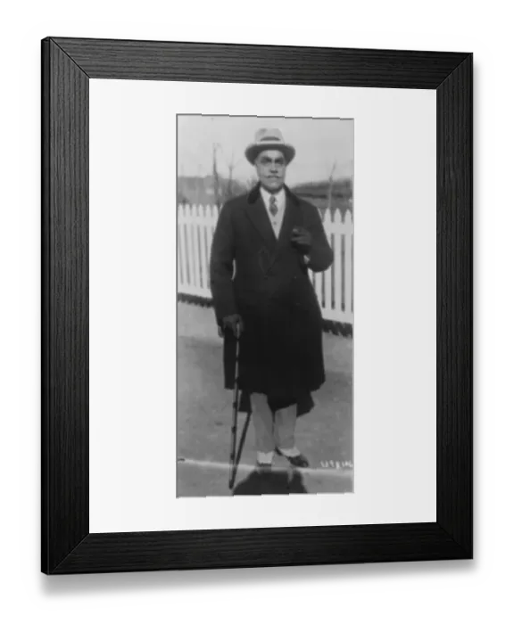 Framed Print : Maharajah of Kaputhala in the Argentine. 23 November 1927
