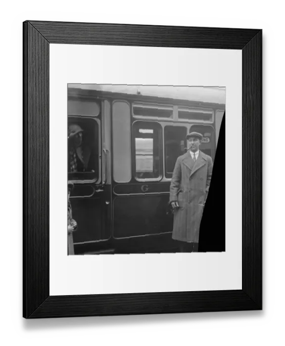 Framed Print : Ancient Maya Quest, British expedition leaves London Mr F A Mitchell Hedges just Framed Print : Ancient Maya Quest, British expedition leaves London Mr F A Mitchell Hedges just