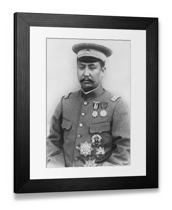 Framed Print : General Yen Hsi - Shan, military Governor of the Shansi Province and originator Framed Print : General Yen Hsi - Shan, military Governor of the Shansi Province and originator