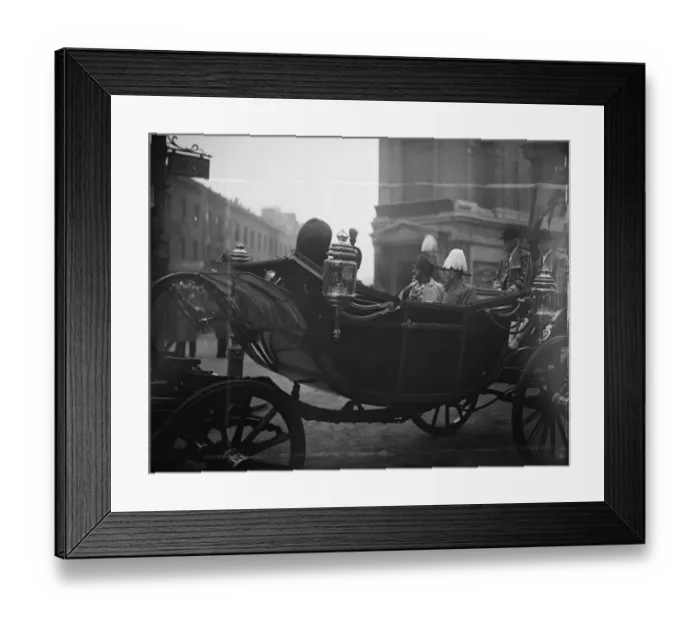 Framed Print : King George V and King Amanullah driving. 13 March 1928 King Amanullah and Queen Framed Print : King George V and King Amanullah driving. 13 March 1928 King Amanullah and Queen