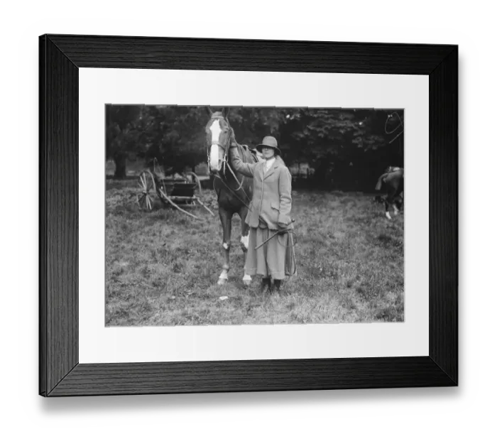 Framed Print : Melton Mowbray Agricultural Show Miss Laycock ( Daughter of Sir Joseph Laycock 13 Framed Print : Melton Mowbray Agricultural Show Miss Laycock ( Daughter of Sir Joseph Laycock 13